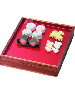 ถาดเสิร์ฟอาหารทำจากไม้ซีดาร์เผา (ขนาดเล็ก)