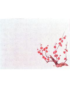 กระดาษถนอมอาหารด้วยรังสีอินฟราเรดระยะไกล ขนาดเล็ก (100 แผ่น) สีดอกบ๊วย