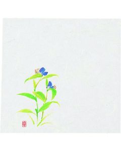 กระดาษ Shiki Kaishi ใหม่ ขนาด 4 นิ้ว (100 แผ่น) รหัส NS-21 Dewdrop