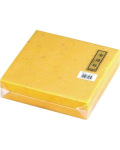 กระดาษเคลือบฟอยล์สีทอง สีเหลือง (500 แผ่น) M30-431