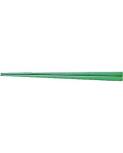ตะเกียบเมลามีนทรงสี่เหลี่ยมกันลื่น (50 คู่) ยาว 22.5 ซม. สีเขียว