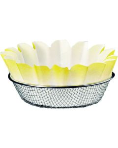กระดาษสำหรับหม้อไฟ กระดาษโฮโช ลายดอกไม้ (300 แผ่น) สีเหลือง M33-260