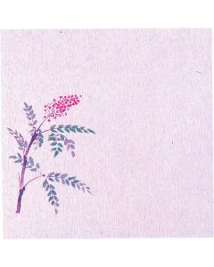 แผ่นรองจานสำหรับอาหารรสเลิศ ขนาด 5 นิ้ว (100 แผ่น) ลายหนานเต็น (ไผ่สวรรค์)