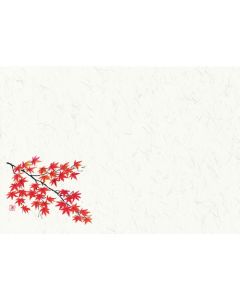 แผ่นรองจาน Shiki-Kaigami (100 แผ่น) หมายเลข 210 ใบเมเปิล