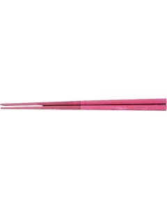 ตะเกียบไม้ลายไม้ ทนความร้อนสูง ปลายมน สีน้ำตาล/เทา สองโทน ยาว 19.5 ซม. (10 คู่)
