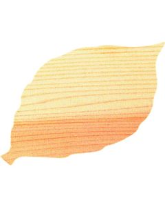 แผ่นรองจานไม้ซีดาร์ ลายใบไม้ (100 ชิ้น) 24010