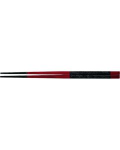 ตะเกียบสี่เหลี่ยม PBT Echizen (10 คู่) สีน้ำตาลเข้ม แถบเคลือบแล็กเกอร์สีดำ ยาว 24 ซม. รหัสสินค้า 90030874