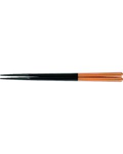 ตะเกียบหกเหลี่ยม PBT (10 คู่) - สีดำ/ทอง - 90030715