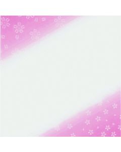 แผ่นรองจานกันน้ำมัน Hana Kasumi (100 ชิ้น) ลายดอกซากุระสีอ่อน ขนาด 4 นิ้ว TA-K15