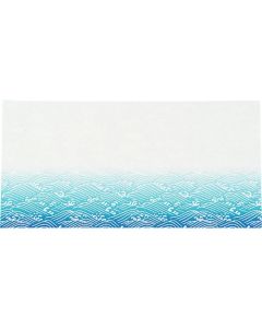 Mini Otemoto Mat Hana Kasumi (100 ชิ้น) Seigaiha (ลายคลื่น) MOK-07