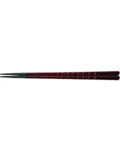 ตะเกียบพลาสติก PBT ลายกระดองเต่า (10 คู่) สีไม้สัก ยาว 24 ซม. รหัสสินค้า 90030851