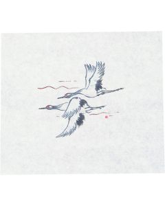 กระดาษรักษาความสด (100 แผ่น) - ลายเครน - M30-089