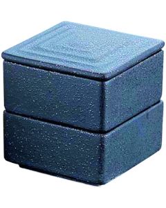 กล่องเบนโตะทรงสี่เหลี่ยมผืนผ้า สองชั้น สีดำ รหัสสินค้า Y-021