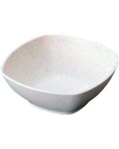 เครื่องใช้เมลามีน สีขาว จานลึกทรงสี่เหลี่ยม ขนาดเล็ก M11-111
