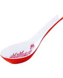 C.76 เมลามีนโลตัส (ขนาดเล็ก) - สีแดงด้านนอก สีขาวด้านใน