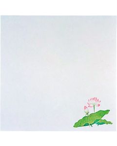 กระดาษกันน้ำมันสำหรับทุกฤดูกาล (ขนาดเล็ก) ลายดอกบัว (100 แผ่น)