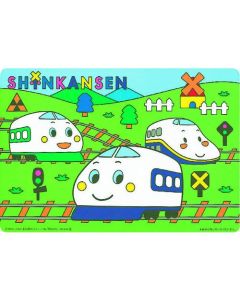 แผ่นระบายสีสำหรับเด็ก Sanrio ขนาด 13 นิ้ว - รถไฟชินคันเซ็น (100 แผ่น)