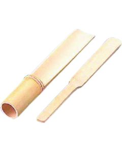 หลอดไม้ไผ่สึคุเนะ ขนาดกลาง (พร้อมไม้พาย) NS-030