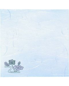 กระดาษตกแต่งตามฤดูกาล ขนาด 4 นิ้ว (100 แผ่น) - ลายดอกบัว