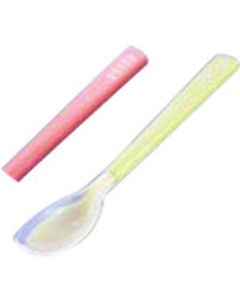 ช้อนสงสาร แบบพิมพ์ลึก สีส้ม PT-0301
