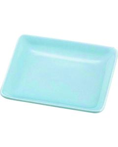จานสี่เหลี่ยมผืนผ้ารูปหงส์ สีเขียวเซลาดอน T03-138 ขนาดใหญ่