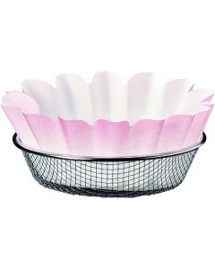 กระดาษสำหรับหม้อไฟ กระดาษโฮโช ลายดอกไม้ (300 แผ่น) สีพีช รหัส M33-258
