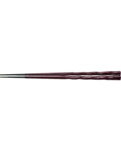 ตะเกียบ PBT แกะสลักลายเกลียว (10 คู่) - สีแดงเข้ม 90030732