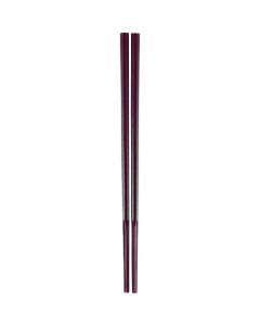ตะเกียบเส้นหมี่เกลียว 10 ด้าน แบบหนาพิเศษ GM-4053 ขนาด 23 ซม. สีแดงสด
