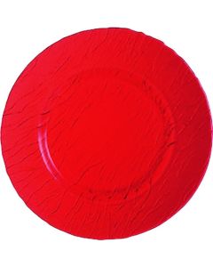 จานเสิร์ฟ Minerali Color ขนาด 32 ซม. รุ่น J8270 สีแดง