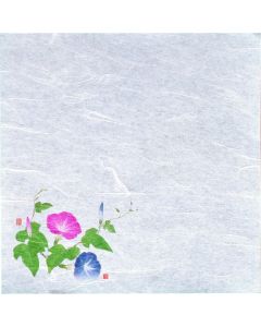กระดาษเช็ดทำความสะอาดด้วยน้ำแบบใหม่ (100 แผ่น) - ลายดอกมอร์นิ่งกลอรี่