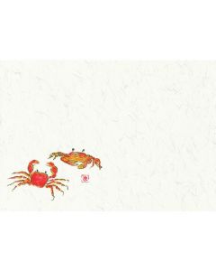 แผ่นรองจาน Shiki-Kaigami (100 แผ่น) หมายเลข 400 ปู