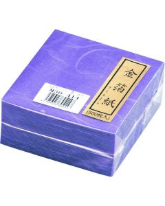 กระดาษเคลือบฟอยล์สีทอง สีม่วง (500 แผ่น) M30-414