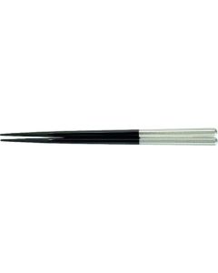 ตะเกียบหกเหลี่ยม PBT (10 คู่) - สีดำ/เงิน - 90030716