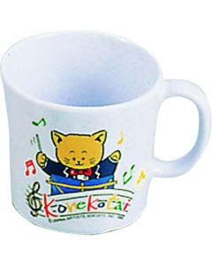 ถ้วยเมลามีนหูจับเดียว รุ่น Koneko Tai (ขนาดใหญ่) L-115