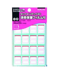 ฟิล์มป้องกัน Tack Index C ขนาดเล็ก สีแดง 160 ชิ้น TA-120R