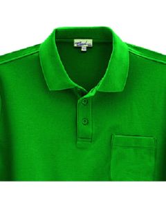 เสื้อโปโลแขนยาว สีเขียว ไซส์ S