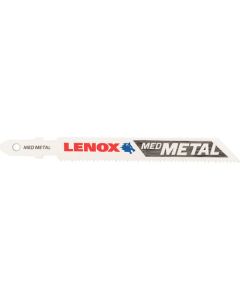 ใบเลื่อยจิ๊กซอว์ Bimetal ด้าม T สำหรับเหล็กกล้าไร้สนิม เหล็ก และโลหะนอกกลุ่มเหล็ก 92.2 มม. x 18 เกลียว (5 ชิ้น) B318T5