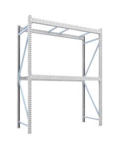Heavy-Duty Pallet Rack(Load Capacity per Pair of Beams:1 ton)