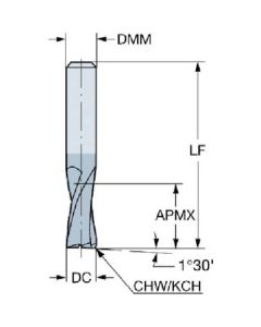 Tungsten Carbide Solid Tools 1เส้น