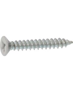 White color base zincblue (+)Tapping Type A Flat Head 4 X 40  กล่องละ 600 เส้น