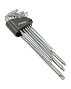 AP L SHAPE HEXALOBULAR WRENCH EXTRA LONG 9PCS SET  ชุดละ 1 ชุด