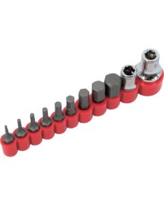 AP 1/4 HEX BIT SET 11PCS  ชุดละ 1 ชุด