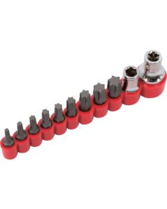 AP 1/4 HEXALOBULAR BIT SET 11PCS  ชุดละ 1 ชุด
