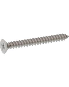 White color SUS (+)Tapping Type A Flat Head 4 X 10  กล่องละ 1,000 เส้น