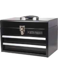 กล่องเครื่องมือเหล็ก สองชั้น Black W355×D240×H230mm