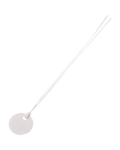 Fiber Circle Tags with Strings ชุดละ 100แผ่น