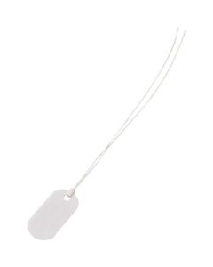 Fiber Oval Tags with Strings ชุดละ 100แผ่น