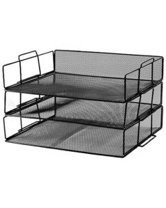 ถาดใส่เอกสาร 3 ชั้น ดำ ONE H-0931