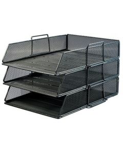 ถาดใส่เอกสาร 3 ชั้น ดำ ONE H-0831