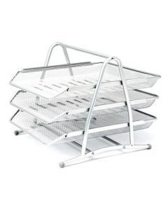 ถาดใส่เอกสาร 3 ชั้น เงิน ONE H-0938